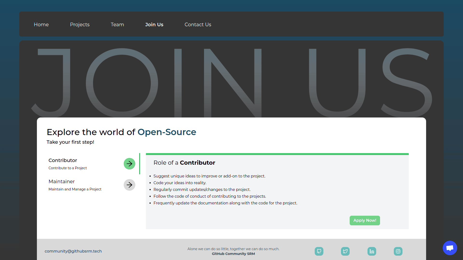 GitHub Community SRM